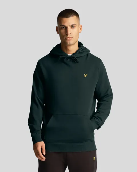 LS Pullover Hoodie W486 Dark Green 