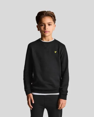 Crew Neck Sweatshirt Z865 JET BLACK  