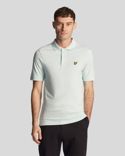 Plain Polo Shirt X292 Clear ky 