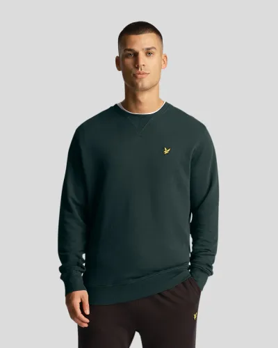 Crew Neck Sweatshirt W486 Dark Green 