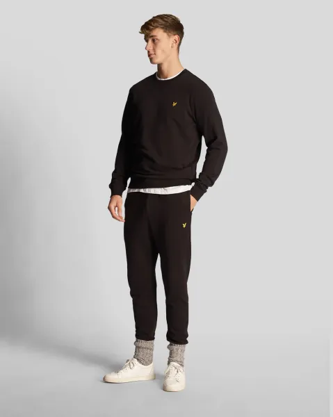 CREW NECK SWEATSHIRT Z865 Jet Black 