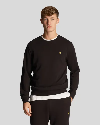 CREW NECK SWEATSHIRT Z865 Jet Black 