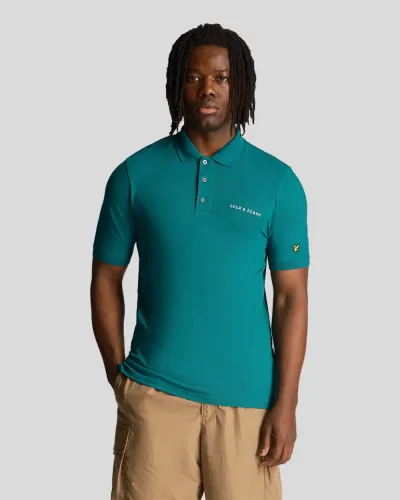 Embroidered Polo Shirt X154 Court Green 