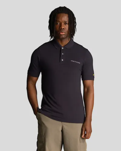 Embroidered Polo Shirt Z271 Dark Navy 