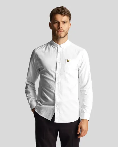 Slim Fit Poplin Shirt 626 WHITE 