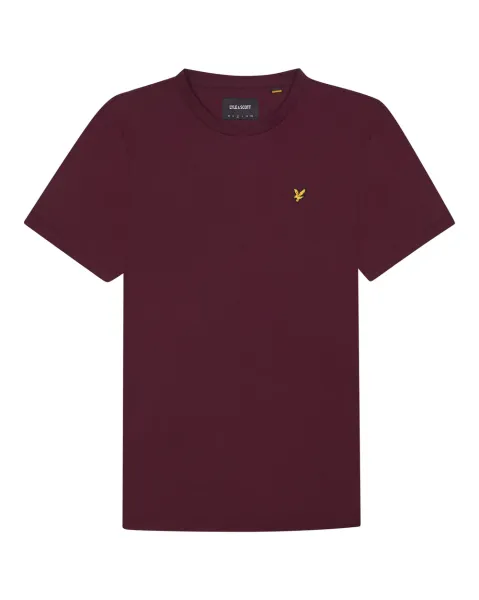 Plain T-Shirt Z562 Burgundy 